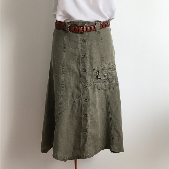 Marie Claire kaki skirt